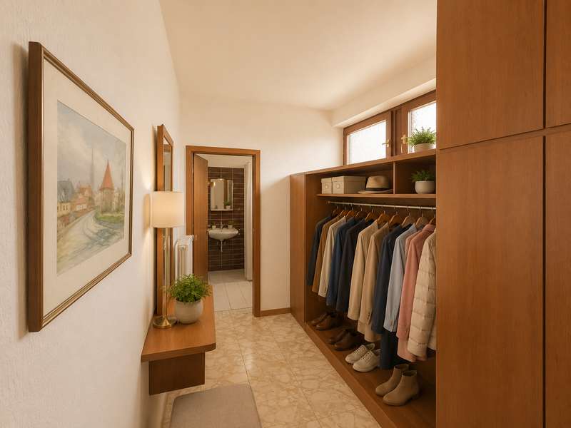 Garderobe Gäste WC
